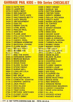Checklist