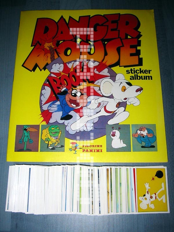 1984 Panini UK: Dangermouse Sticker Set & Album