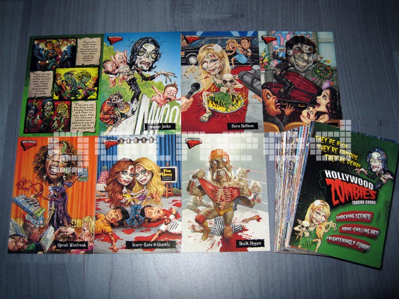 2007 Topps Hollywood Zombies Trading Card FULL Set