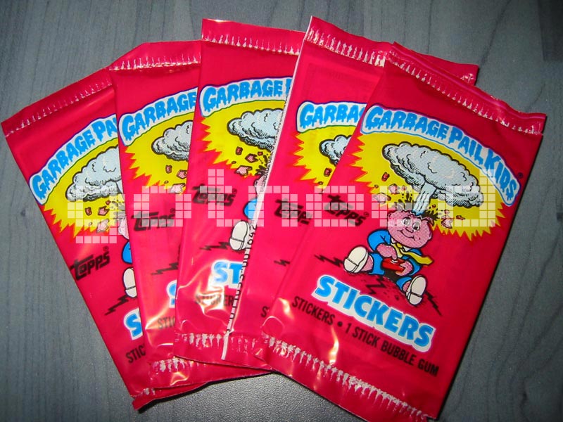 1985 UK Garbage Pail Kids 1st Series, 5x UNOPENED PACKS