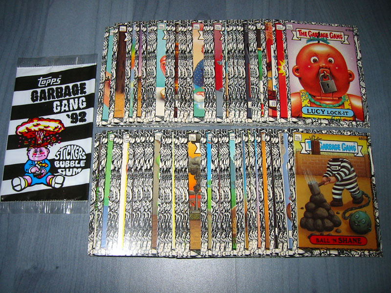 1991 UK Garbage Pail Kids Garbage Gang '92 COMPLETE Set